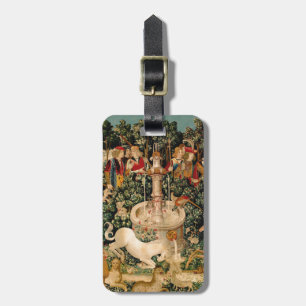 Étiquette À Bagage Tapisseries Unicorne Trouvé Légende Mythique