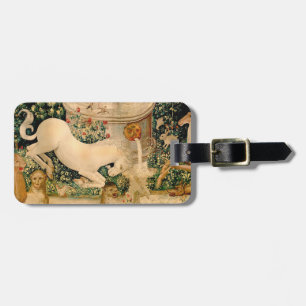 Étiquette À Bagage Tapisseries Unicorne Trouvé Légende Mythique