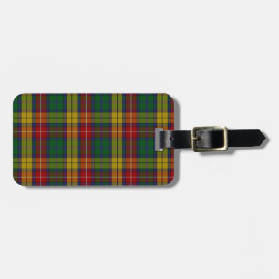 Étiquette À Bagage Tartan de famille de clan de Buchanan
