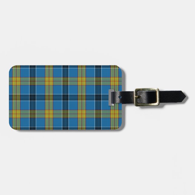 Étiquette À Bagage Tartan de Laing (Devant horizontal)
