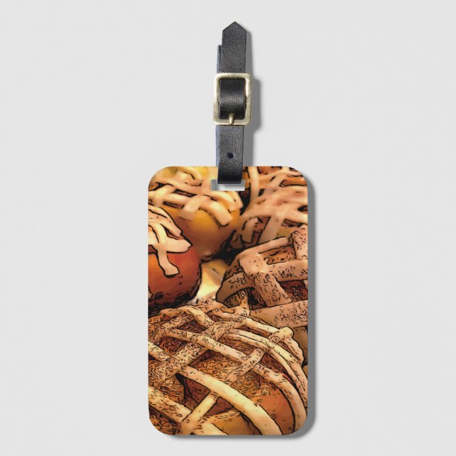 Étiquette À Bagage Tartes à tarte aux pommes (Devant Vertical)