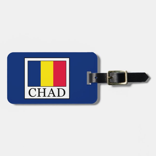 Étiquette À Bagage Tchad (Devant horizontal)