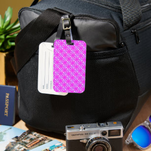 Étiquette À Bagage Teinture à cravate colorée