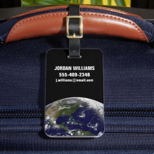 Étiquette À Bagage Tempêtes Tropicales Sur La Planète Terre.