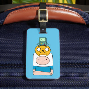 Étiquette À Bagage Temps d'aventure   BMO, Jake & Finn