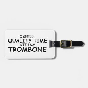 Étiquette À Bagage Temps de qualité Trombone