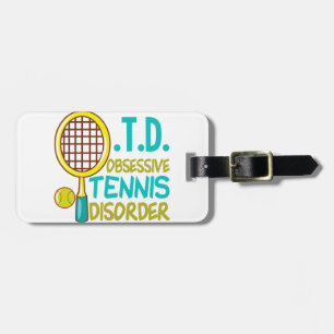 Étiquette À Bagage Tennis drôle