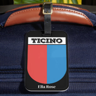 Étiquette À Bagage Tessin, Suisse   Armoiries