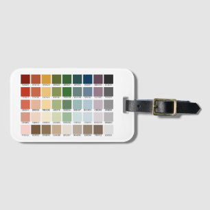Étiquette À Bagage Test de couleur