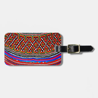 Étiquette À Bagage Textile de tribu de colline
