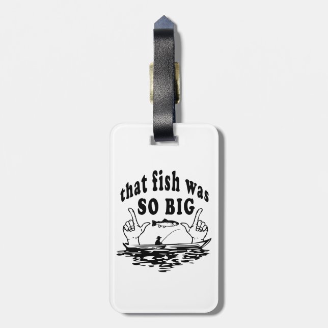 Étiquette À Bagage That fish (Dos Vertical)