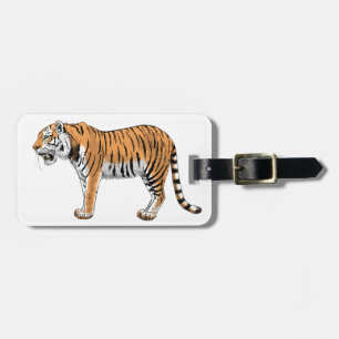 Étiquette À Bagage Tigre