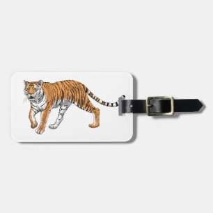 Étiquette À Bagage Tigre 2