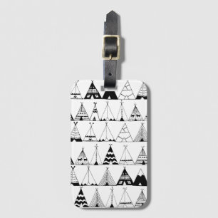 Étiquette À Bagage Tipi inspiré
