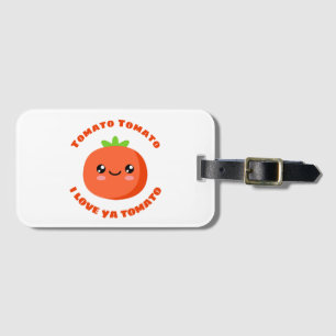 Étiquette À Bagage Tomato Tomato Je t'aime Tomate