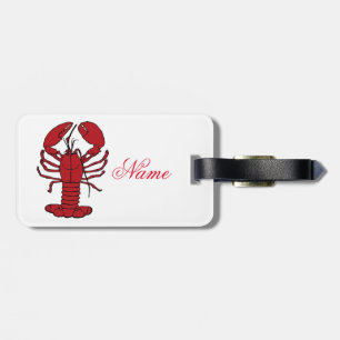 Étiquette À Bagage Tonnerre-Cove de homard rouge du Maine
