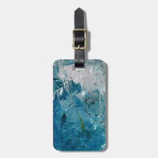 Étiquette À Bagage Topaz bleu