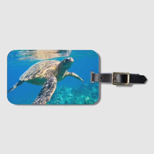 Étiquette À Bagage Tortue de mer (Devant Horizontal)