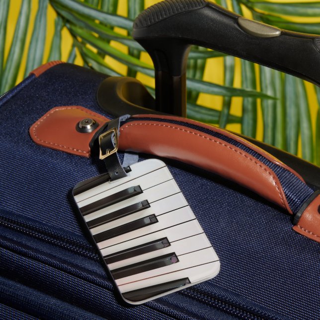 Étiquette À Bagage Touches de piano (Insitu Rectoal 1)