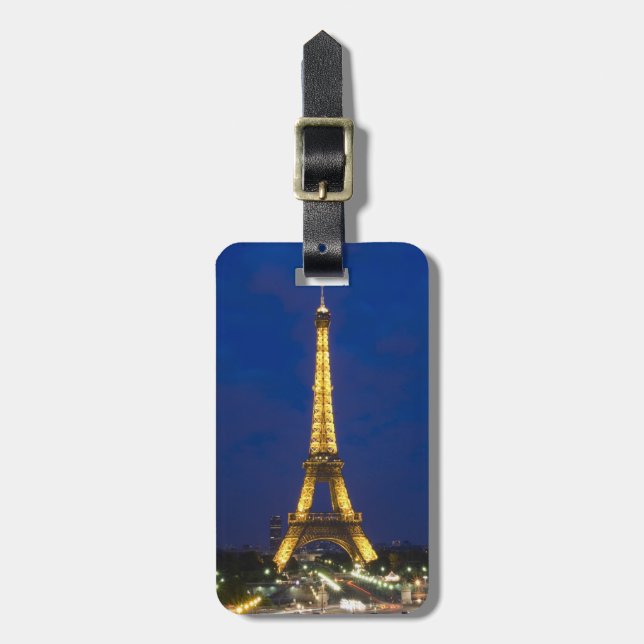 Étiquette À Bagage Tour Eiffel (Devant Vertical)