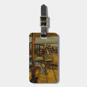 Étiquette À Bagage Toute peinture géniale commence par un coup de pin