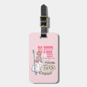 Étiquette À Bagage Toy Story 4 Retro Bo Peep Ensemble de puces