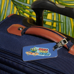 Étiquette À Bagage Toy Story Les Petits Hommes Verts Skate Sleep Re