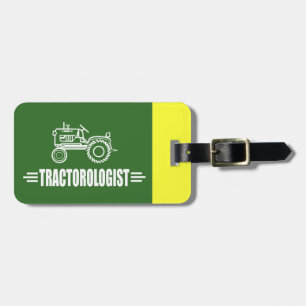 Étiquette À Bagage Tracteur drôle