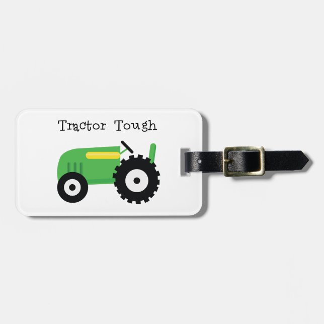 Étiquette À Bagage Tracteur dur (Devant horizontal)