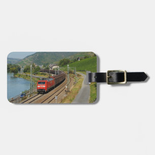 Étiquette À Bagage Train de marchandises à Lorch, sur le Rhin
