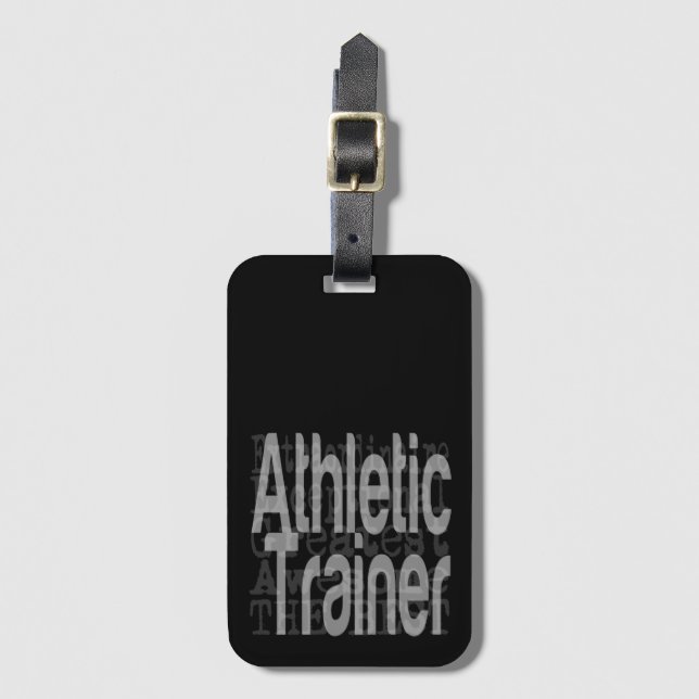 Étiquette À Bagage Trainer sportif Extraordinaire (Devant Vertical)