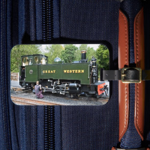 ÉTIQUETTE À BAGAGE TRAINS À VAPEUR
