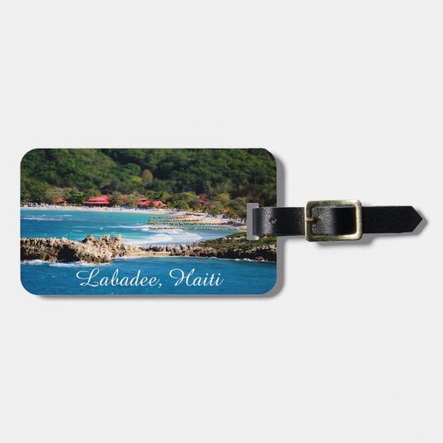 Étiquette À Bagage Tranquil Island Paradise Labadee Haïti (Devant horizontal)
