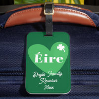 Trèfle à quatre feuilles vert cœur Éire Irlande ré