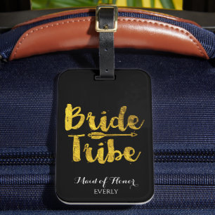 Étiquette À Bagage Tribe de mariée