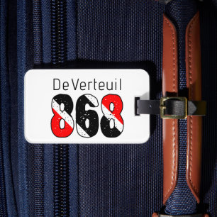 ÉTIQUETTE À BAGAGE TRINI 868 BLANC
