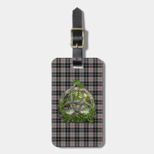 Étiquette À Bagage Trinité de Celtic de tartan de Thompson de clan