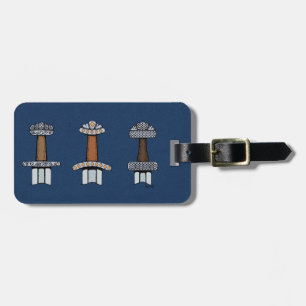 Étiquette À Bagage Trois Hillets d'épée viking