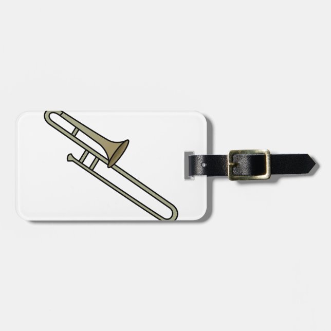 Étiquette À Bagage Trombone (Devant horizontal)