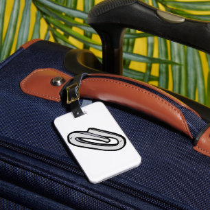 Étiquette À Bagage Trombone Pince à Papier Argentée Fournitures et Pa