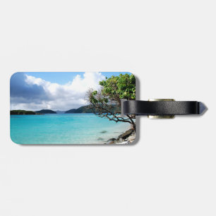 Étiquette À Bagage Tropical Getaway