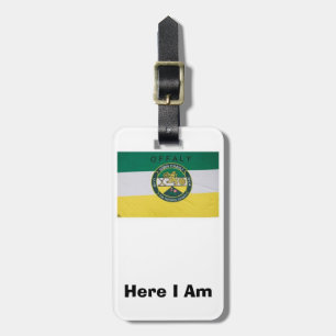 Étiquette À Bagage Trouvez Mon Bagage Personnalisé Offaly Comté Numér