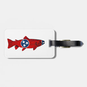 Étiquette À Bagage Truite de la Tennessee