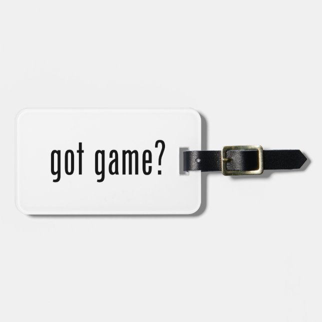 Étiquette À Bagage tu as du jeu ? (Devant horizontal)