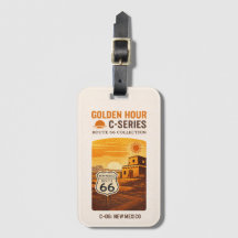 Tucumcari Centenaire Voyage Adobe au Coucher du So