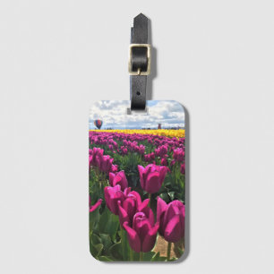 Étiquette À Bagage Tulips de Purple