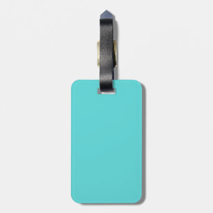 Étiquette À Bagage Turquoise lumineux Personnalisez-moi