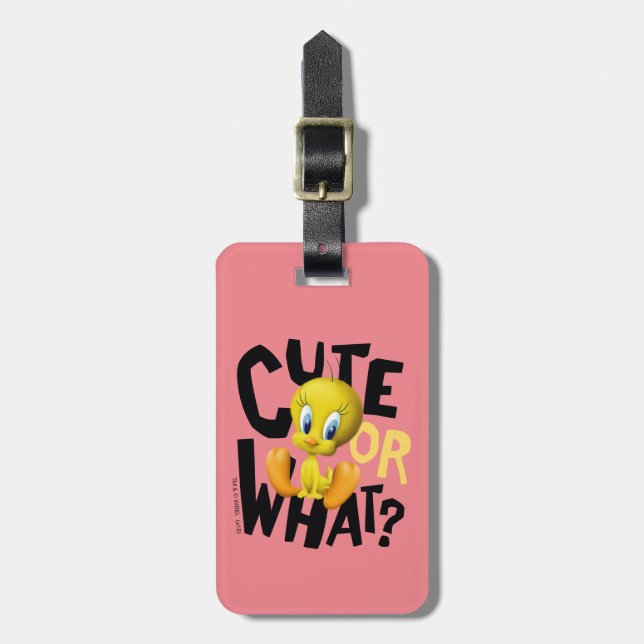 Étiquette À Bagage TWEETY™ - Mignonne Ou Quoi ? (Devant Vertical)