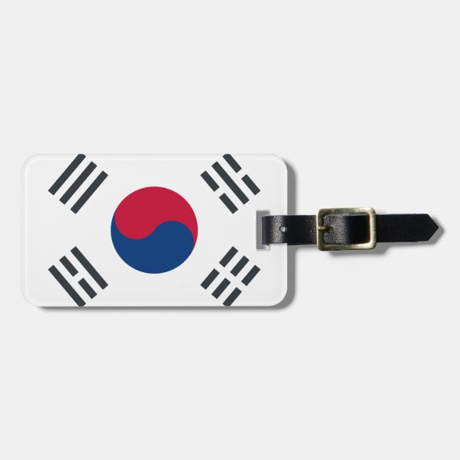 Étiquette À Bagage Twitter emoji - South Korea Flag (Devant horizontal)