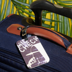 ÉTIQUETTE À BAGAGE TYPE EN SWEAT - SHIRT À CAPUCHE